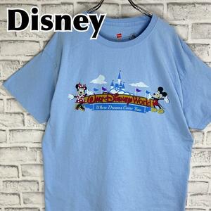 Disney ディズニー WDW ミッキー ミニー キャラTシャツ 半袖 輸入品 春服 夏服 海外古着 ディズニーワールド キャラクター アニメ ロゴ