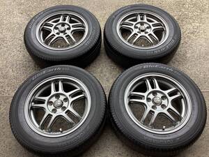 M7560 R Racing 15インチ 6J +45 100/5H＆195/65R15 夏タイヤ 4本