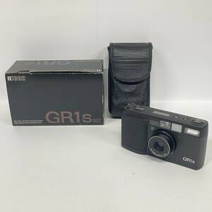 1円~【通電確認済】リコー RICOH GR1s GR LENS f=28mm 1:2.8 コンパクトフィルムカメラ 付属品あり J140384