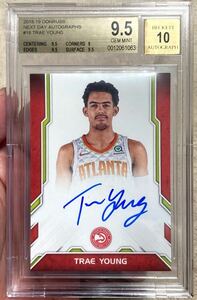 ★鑑定済【BGS 9.5】RC Trae Young 2018-19 PANINI Next Day トレイ・ヤングNBA Rookie Auto card 直書 サイン ルーキー カード BECKETT