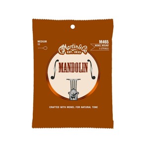 マーチン 弦 マンドリン弦 5セット MARTIN M465 Mandolin Monel Wound Medium ×5セット ミディアム マンドリン