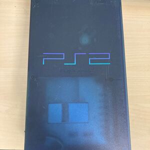 0109 PS2 SCPH-37000 オーシャンブルー 本体ややけ有 動作品 S1925 ヤ80 E92