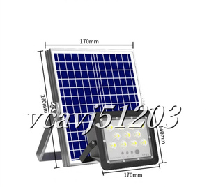 ◆美品◆ソーラーライト街灯 屋外用 LED投光器 太陽光発電 防水 高輝度 バッテリー残量表示 防犯ライト ガーデンライト 駐車場 照明 800W