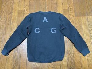 nike acg lab acronym crewneck black スウェット アクロニウム ブラック