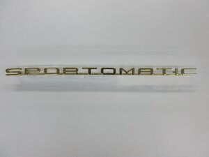 #427　★★レア品 ポルシェ純正 911 ナロー　SPORTOMATIC(スポルトマチック) ゴールドエンブレム ★★空冷ポルシェ　Porsche