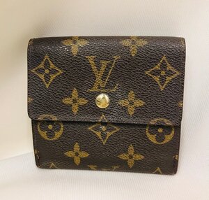 LOUIS VUITTON ルイヴィトン　モノグラム　Wポック　三つ折り財布　M61652 　qob.YN204