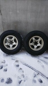 ヨコハマ265/70R16スタッドレスG075 wedsホイール 7J×16 +26 PCD139.7 6穴 4本セット パジェロ ハイラックス サーフ ランクル プラド 