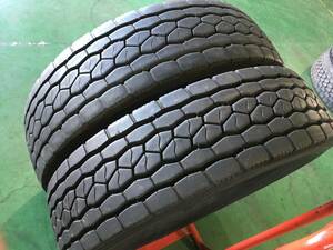 s237-4-3 ☆275/80R22.5 BS M800 中古2本♪ 2019年製 残溝13ｍｍ/12ｍｍ ブリヂストン ♪ k150