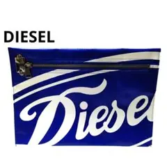 薄型　DIESEL　クラッチバッグ　青