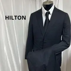 HILTON ヒルトン スーツ ブラック 背抜き YA5 116