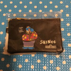 SHINee WORLD 2017 FIVE 公式 グッズ★セサミストリート セサミ カードサイズポーチ ★ミノ ミンホ × クッキーモンスター ver.