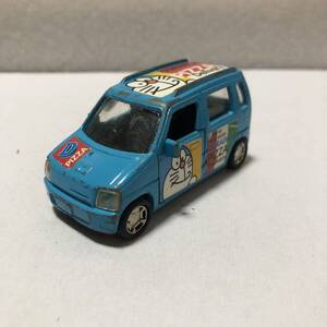 激レア絶版希少！エポック！MTECH！SUZUKI WAGON R！ドラえもん ピザ デリバリー！1/43スケール！当時物！難あり！