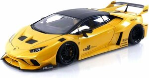 AUTO art 79127 1/18 リバティーウォーク LB‐シルエット ワークス ランボルギーニ ウラカン GT（メタリック・イエロー）