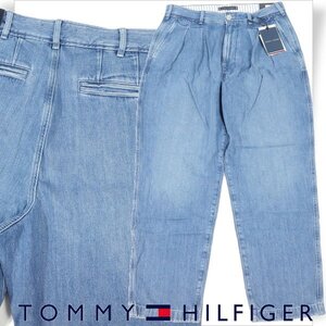 新品1円～★定価2.2万 TOMMY HILFIGER トミー ヒルフィガー メンズ ブルーウォッシュ デニムパンツ ジーンズ W36 ブルー 本物 ◆3188◆