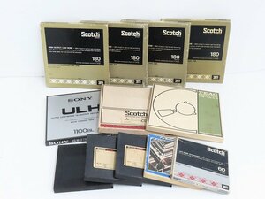 ■□Scotch/TEAC/Technics 他 7/10号 オープンリールテープ10本/空リール2本 スコッチ/ティアック/テクニクス□■025122002Jm□■