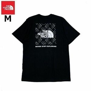 1円～!売切!【正規新品】THE NORTH FACE◆S/S BOX NSE TEE 半袖 Tシャツ US限定 ボックスロゴ グラフィック 男女兼用 登山(M)黒 180902-15