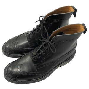 トリッカーズ レザーシューズ カントリーブーツ ストウ 5634 レザー ブラック UK9 Tricker´s ビジネスシューズ 約27.0cm【LA】【中古】