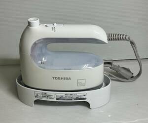 未使用展示品 TOSHIBA(東芝) TAS-M4E8(KW) コード付き衣類スチーマー