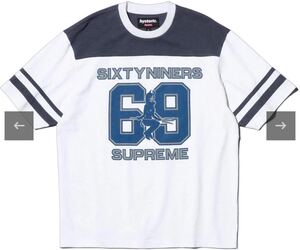 Supreme シュプリーム ヒステリックグラマー Hysteric glamour Tee サイズ L 2024fw 新品 正規品 Logo ロゴ Football フットボール 白