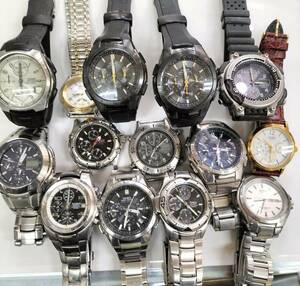 （中古/ジャンク品）　CASIO ダイバーズ・電波ソーラー・wave・septor・など