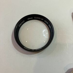 フィルター　CANON CLOSE-UP 240 48MM ネジ込み式　美品