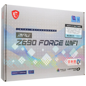 【中古】MSI製 ATXマザーボード MPG Z690 FORCE WIFI LGA1700 元箱あり [管理:1050024135]