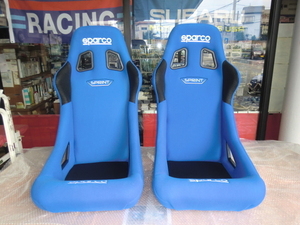 【国内正規品＆メーカー直送】SPARCO JAPAN SPRINT バケットシート 2脚セット ブルー お取り寄せ品