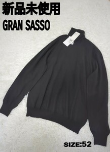 新品未使用　GRANSASSO 黒　タートルネック　ニット　BEAMS ウール セーター ニット 長袖 トップス 黒 ブラック