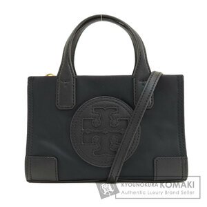 Tory Burch トリーバーチ エラ ミニ 2WAY ハンドバッグ ナイロン素材 レディース 中古