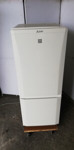 管173（中古現状、東大阪市渋川町引取大歓迎）三菱電機 冷凍冷蔵庫(MR-P15EA-kw) ホワイト 146L