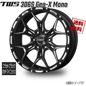 TWS 306S ジオクロス モノブロック フラットブラック/C 20インチ 6H139.7 8.5J+20 1本 106 業販4本購入で送料無料