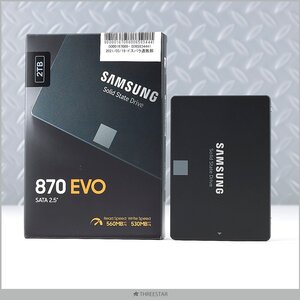 1円～ Samsung 870 EVO 2TB SSD MZ-77E2T0B/IT サムスン SSD 【313】