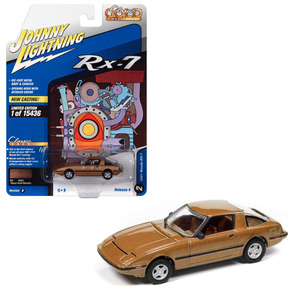 Johnny Lightning 1/64 マツダ RX-7 1981 マヤゴールド メタリック ロータリー MAZDA RX7 MAYA GOLD METALLIC JLSP191B