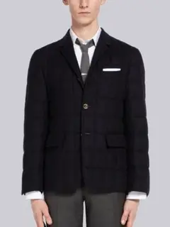 トムブラウン THOM BROWNE カシミア キルトダウンジャケット ブレザー