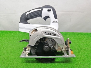 中古品 makita マキタ 125mm 14.4V 充電式 マルノコ 白 HS470DZW