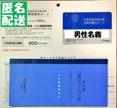 近鉄百貨店　株主優待カード クーポン券