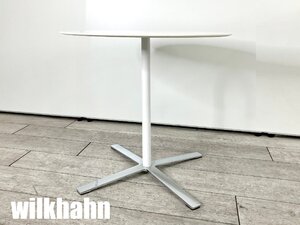 wilkhahn/ウィルクハーン■Aline / エーライン ラウンドテーブル■カフェ■ホワイト■φ750