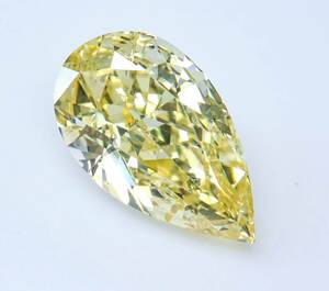 【１００円～】1.008ｃｔ！天然ダイヤ FANCY LIGHT YELLOW（ナチュラルカラー）SI2 PSカット