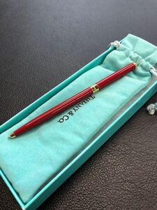 Tiffany ティファニー　ツイスト式　ボールペン　黒インク