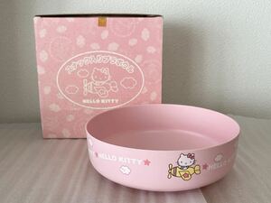 ハローキティ キティちゃん プラボウル ボウル 皿 菓子皿 ピンク サイズ約直径18.3cm サンリオ 未使用 長期保管品