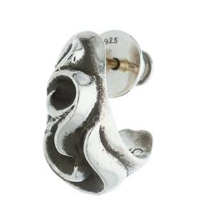 クロムハーツ Chrome Hearts CARVED TEARDROP/カーブドティアドロップ シルバーピアス 中古 OS06