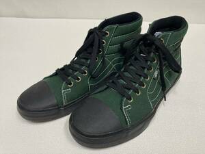 VANS 激レア!! SK-8 Hi BMX 緑 キャンバス 黒ソール POPCUSH US8.5 (26.5cm) アメリカ企画限定!! バンズ ハイトップ