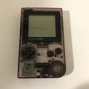 動作確認済み Nintendo GAMEBOY pocket ゲームボーイポケット MGB-001 クリアパープル【送料無料】AAL0918小8771/1024