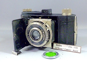 レア◇レチナ RETINA Ⅰ Type119 Retina-Xenar3.5/50 動作確認済 良品 美品 フィルター等付 1936年