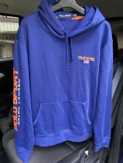 RALPH LAUREN ポロスポーツ フーデットパーカーM美中古品ブルー