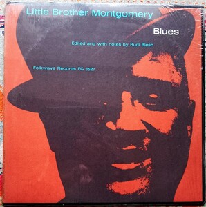 usLP Little Brother Montgomery // Blues 1961年発売 シュリンク付英文 解説 付き