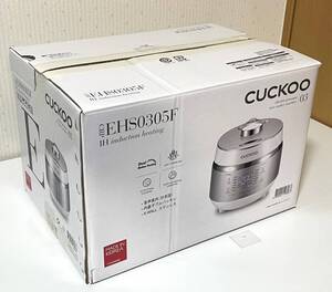 【新品同様】Cuckoo 炊飯器 CRP-EHS0305F 3合炊き /特典マニュアル付き