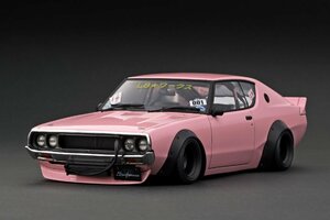 Ignition Model IG3214 イグニッションモデル 1/18 ミニカー レジン・プロポーションモデル LB-Works Kenmeri 2DR ピンク