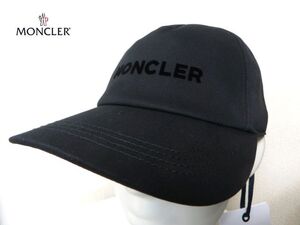 ◆ MONCLER モンクレール ◆ メンズ ダブルロゴネーム ベースボール キャップ 2024-25AW秋冬　/ ブラック