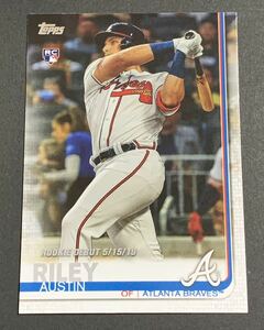 2019 Topps Update Series Rookie Debut Austin Riley US252 RC Braves MLB オースティンライリー　ルーキー　ブレーブス